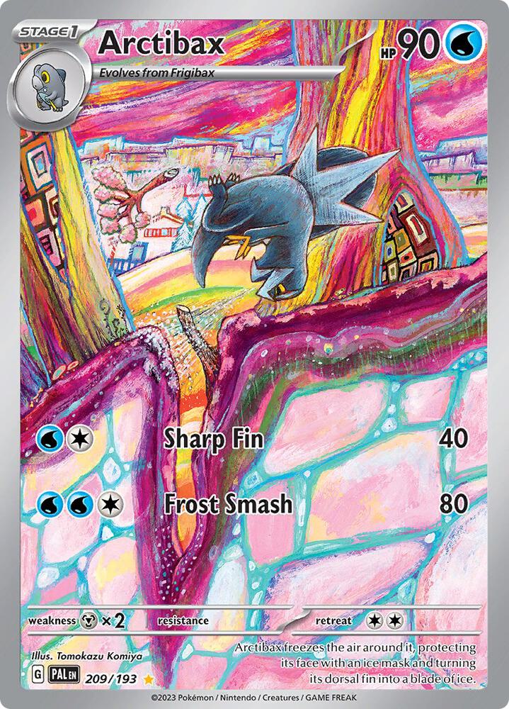 [ENG][NM] Karta Pokemon Arctibax 209/193 - Paldea Evolved