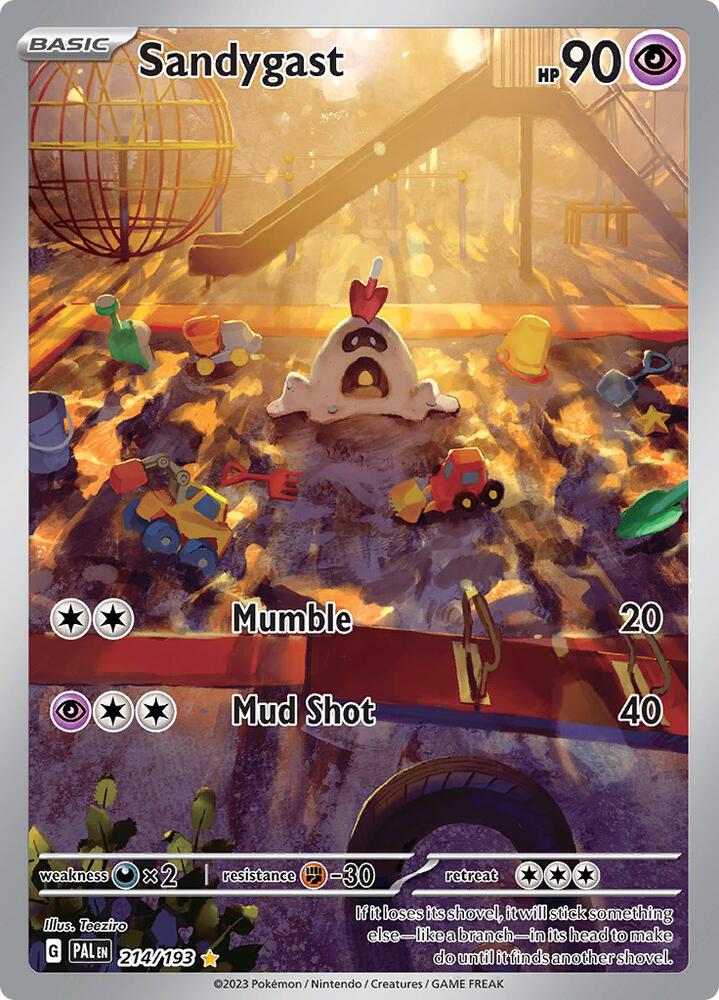 [ENG][NM] Karta Pokemon Sandygast 214/193 - Paldea Evolved
