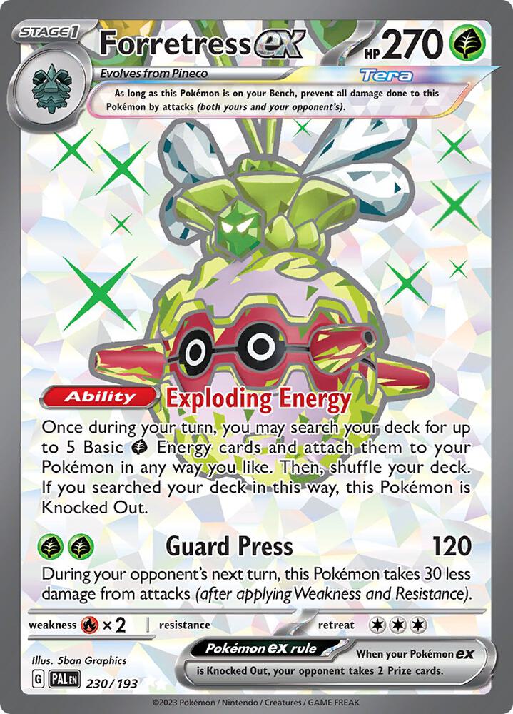 [ENG][NM] Karta Pokemon Forretress ex 230/193 - Paldea Evolved
