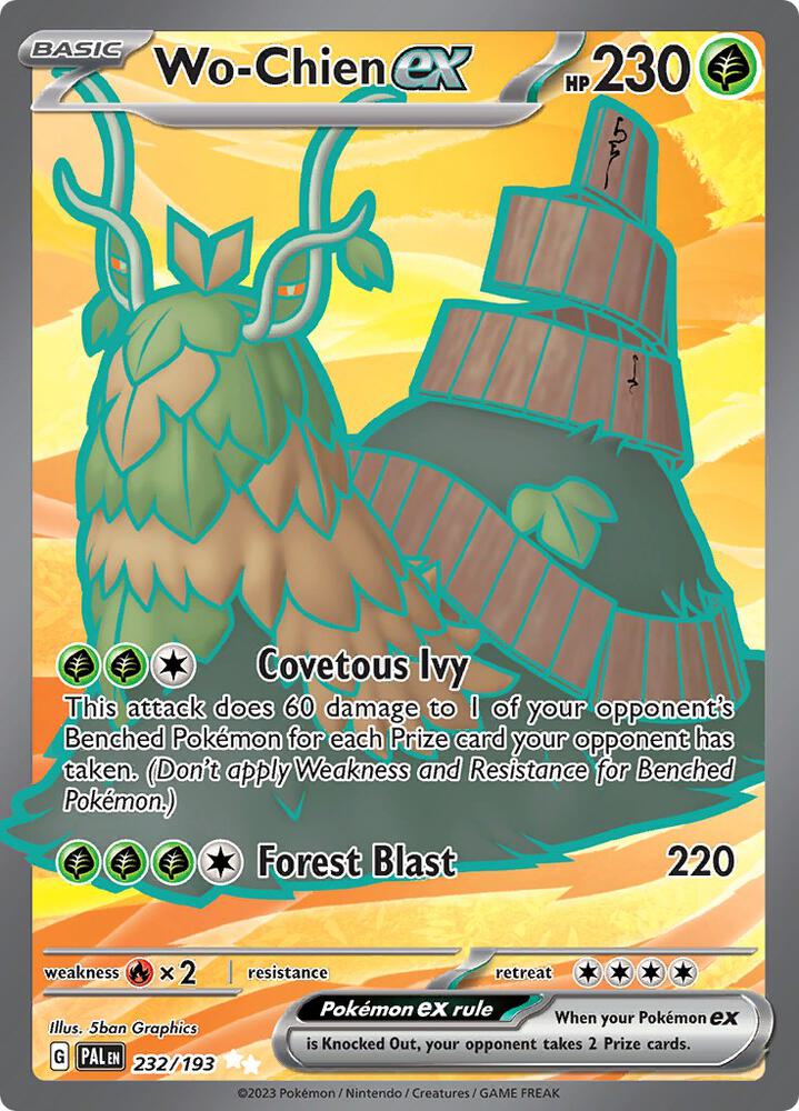 [ENG][NM] Karta Pokemon Wo-Chien ex 232/193 - Paldea Evolved