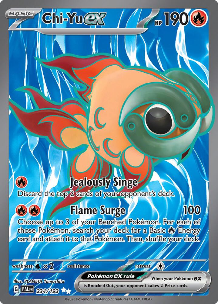 [ENG][NM] Karta Pokemon Chi-Yu ex 234/193 - Paldea Evolved