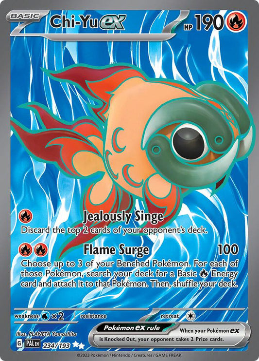 [ENG][NM] Karta Pokemon Chi-Yu ex 234/193 - Paldea Evolved