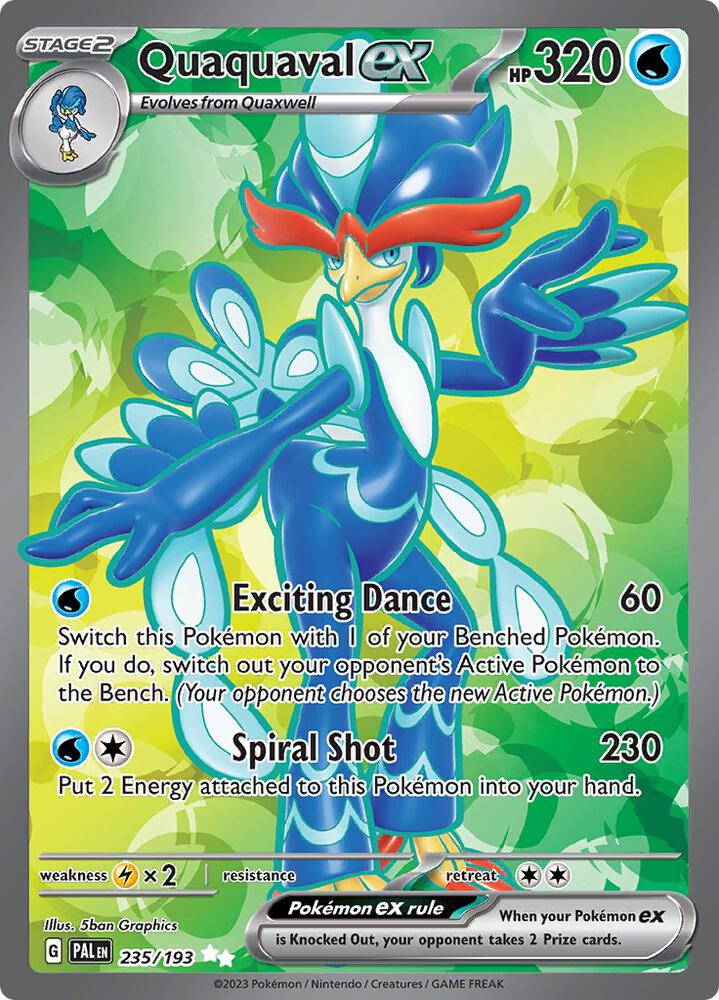 [ENG][NM] Karta Pokemon Quaquaval ex 235/193 - Paldea Evolved