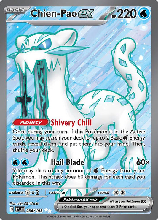 [ENG][NM] Karta Pokemon Chien-Pao ex 236/193 - Paldea Evolved