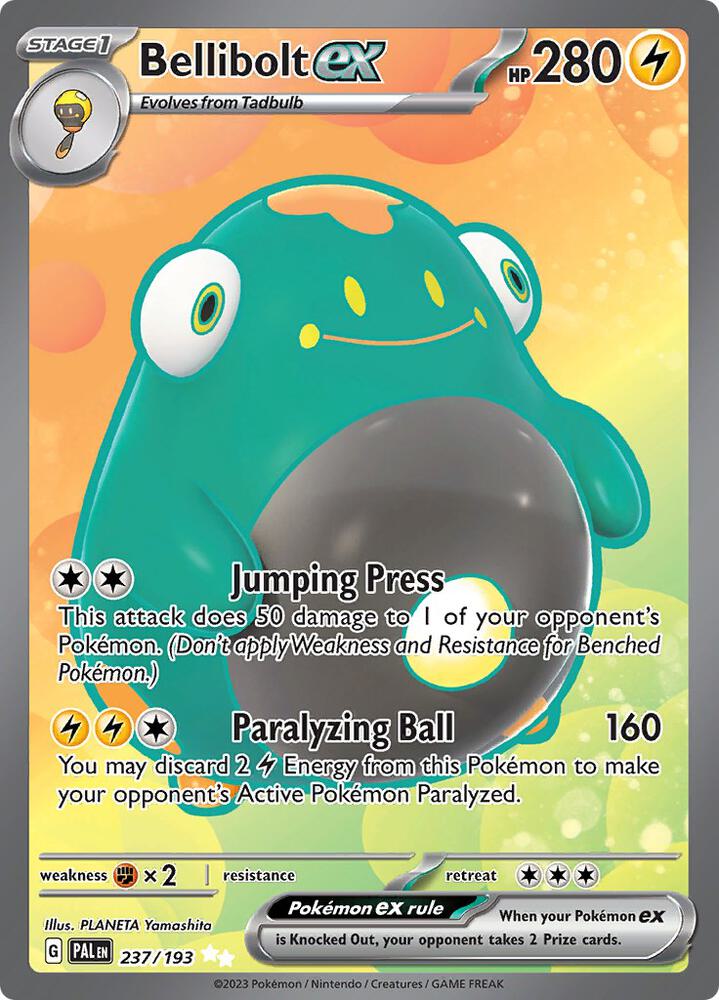 [ENG][NM] Karta Pokemon Bellibolt ex 237/193 - Paldea Evolved