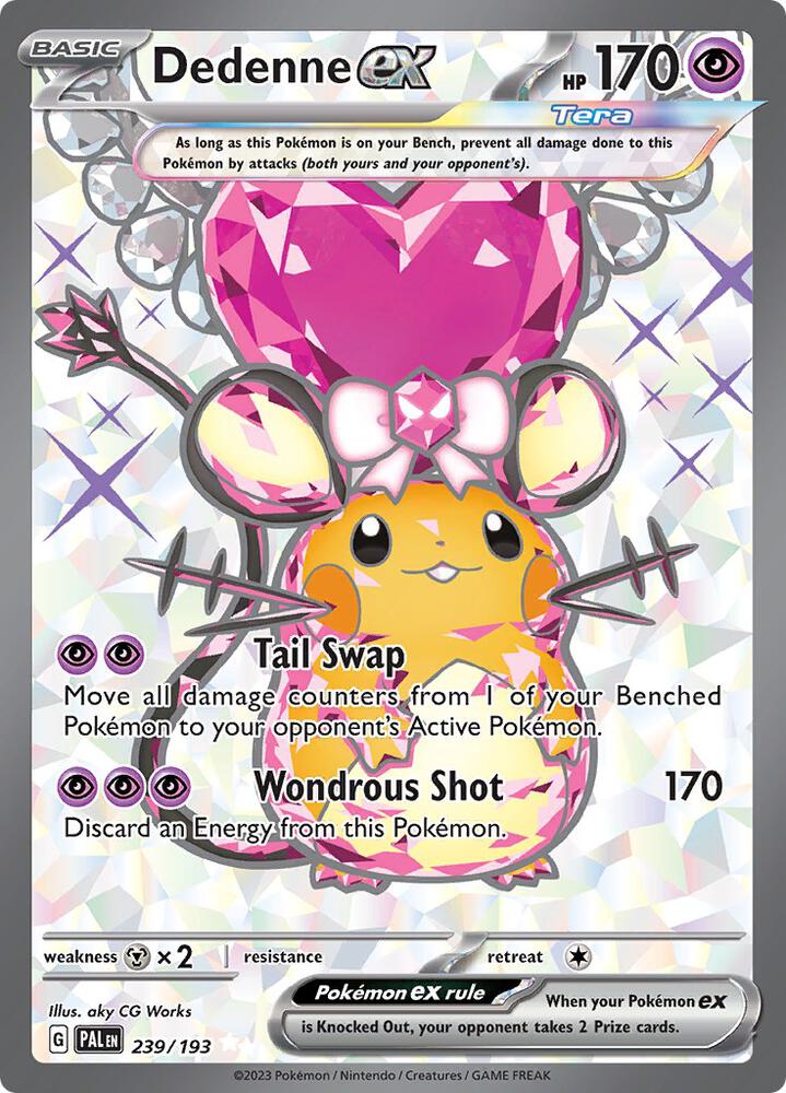 [ENG][NM] Karta Pokemon Dedenne ex 239/193 - Paldea Evolved