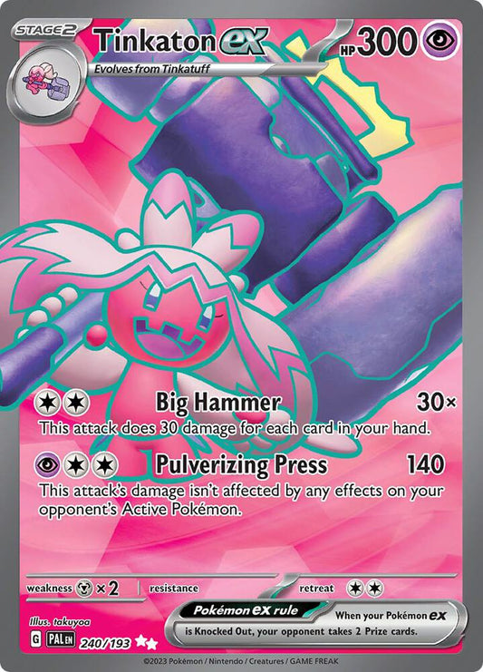 [ENG][NM] Karta Pokemon Tinkaton ex 240/193 - Paldea Evolved