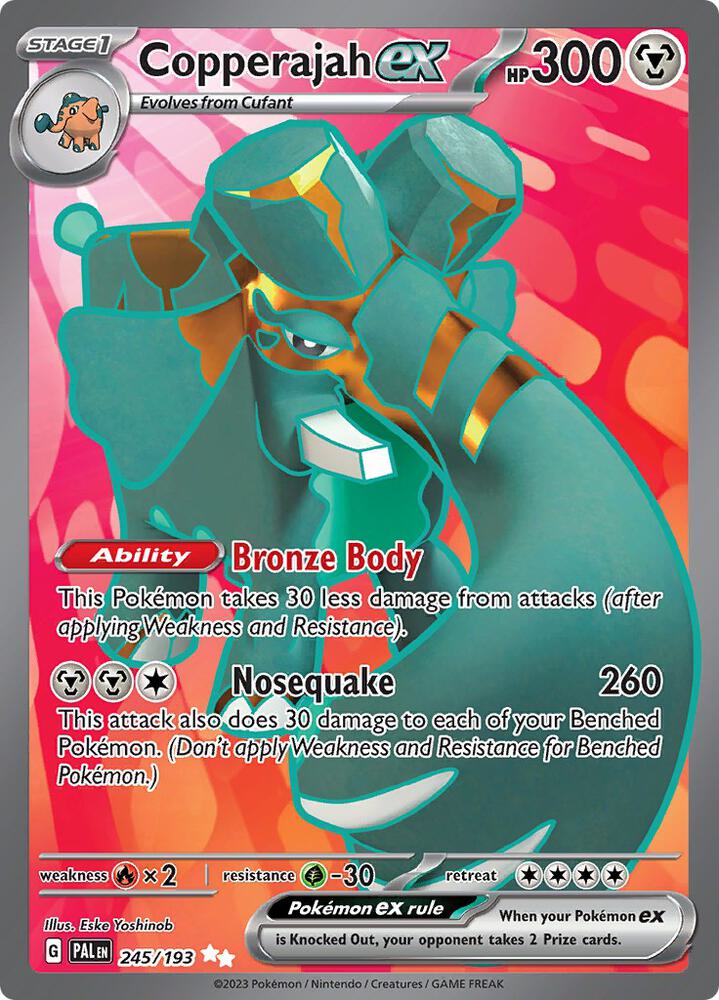 [ENG][NM] Karta Pokemon Copperajah ex 245/193 - Paldea Evolved