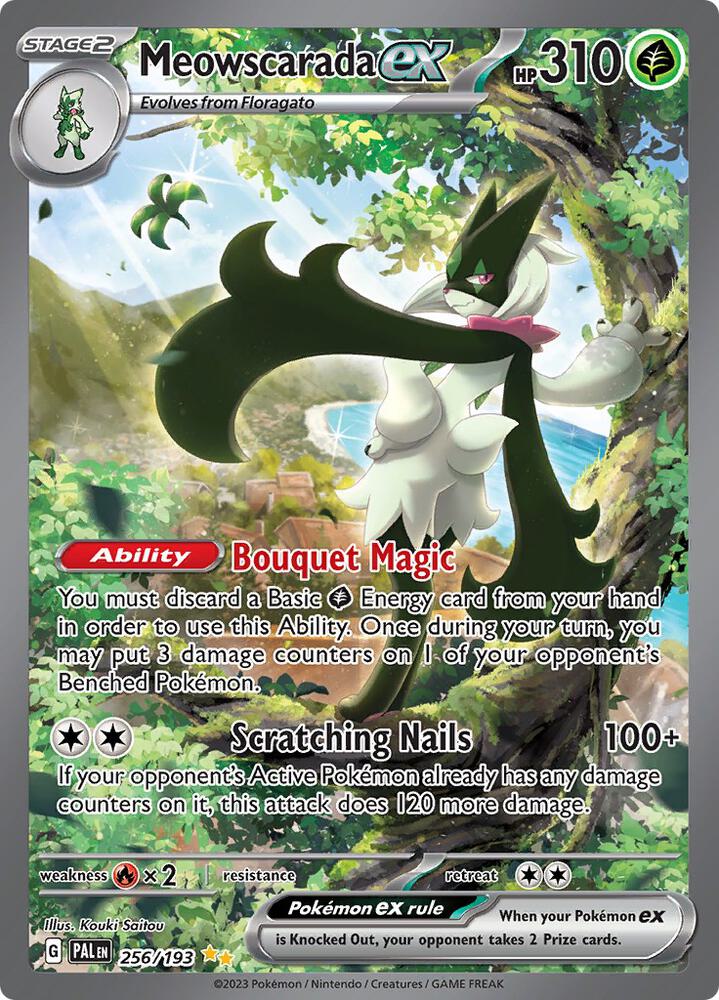 [ENG][NM] Karta Pokemon Meowscarada ex 256/193 - Paldea Evolved