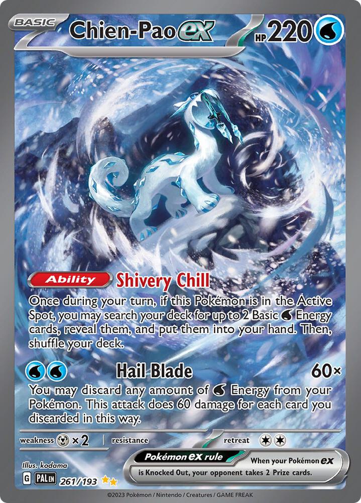 [ENG][NM] Karta Pokemon Chien-Pao ex 261/193 - Paldea Evolved