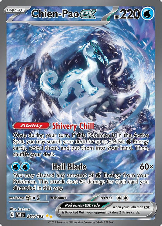 [ENG][NM] Karta Pokemon Chien-Pao ex 261/193 - Paldea Evolved