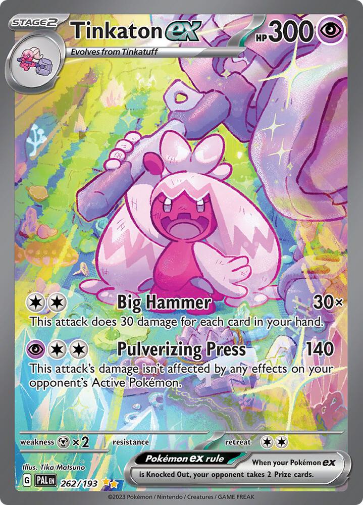 [ENG][NM] Karta Pokemon Tinkaton ex 262/193 - Paldea Evolved