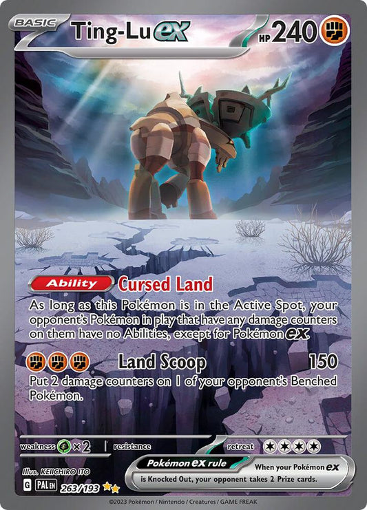 [ENG][NM] Karta Pokemon Ting-Lu ex 263/193 - Paldea Evolved