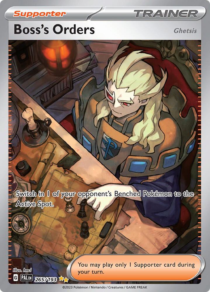 [ENG][NM] Karta Pokemon Boss's Orders 265/193 - Paldea Evolved