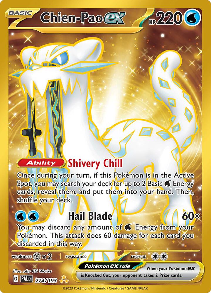 [ENG][NM] Karta Pokemon Chien-Pao ex 274/193 - Paldea Evolved