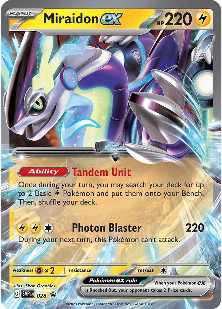 [ENG][NM] Karta Pokemon Miraidon ex 028 - Scarlet & Violet Promos