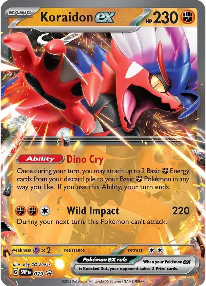 [ENG][NM] Karta Pokemon Koraidon ex 029 - Scarlet & Violet Promos