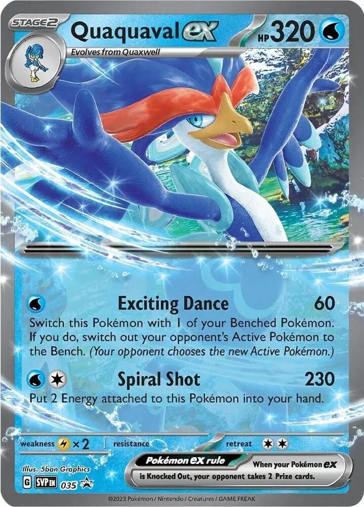 [ENG][NM] Karta Pokemon Quaquaval ex 035 - Scarlet & Violet Promos