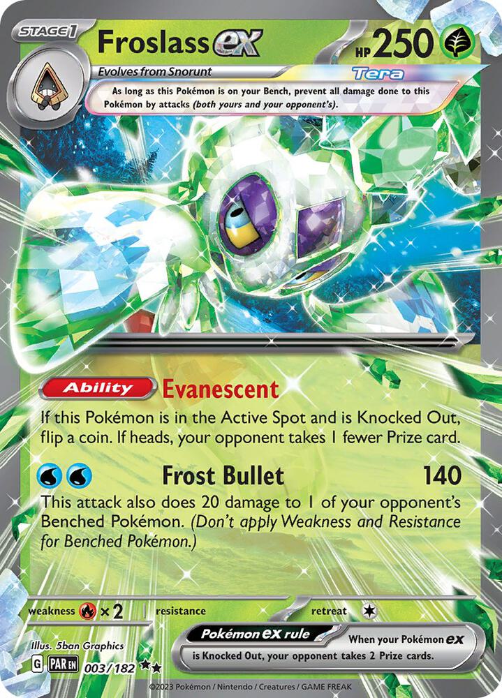 [ENG][NM] Karta Pokemon Froslass ex 003/182 - Paradox Rift