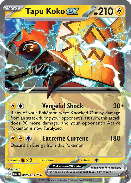 [ENG][NM] Karta Pokemon Tapu Koko ex 068/182 - Paradox Rift