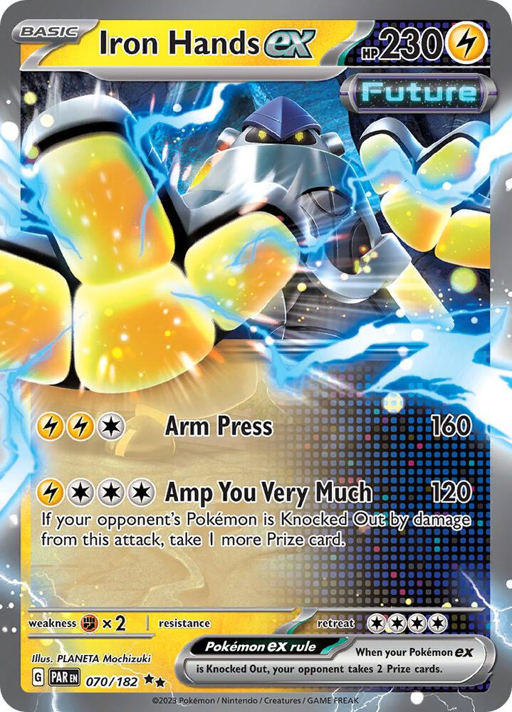 [ENG][NM] Karta Pokemon Iron Hands ex 070/182 - Paradox Rift