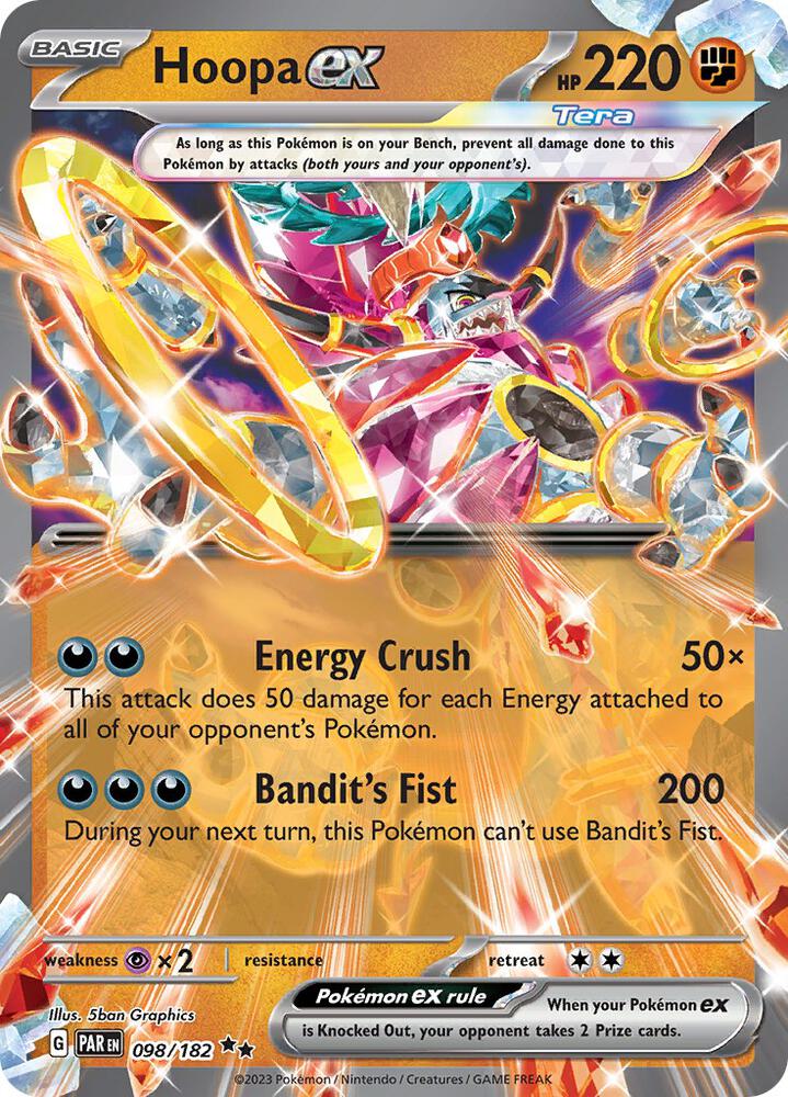 [ENG][NM] Karta Pokemon Hoopa ex 098/182 - Paradox Rift