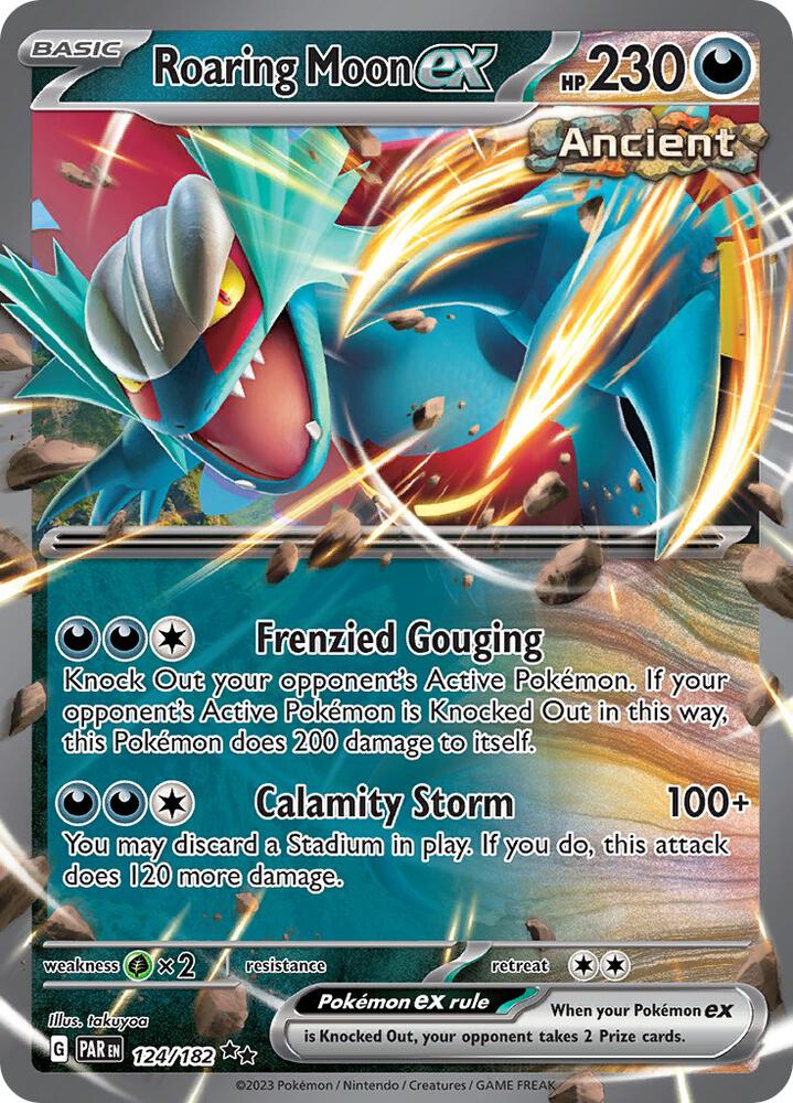[ENG][NM] Karta Pokemon Roaring Moon ex 124/182 - Paradox Rift
