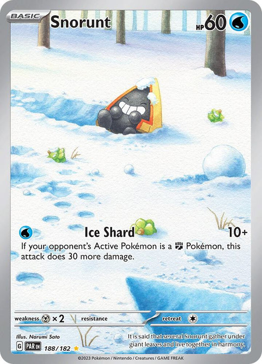 [ENG][NM] Karta Pokemon Snorunt 188/182 - Paradox Rift