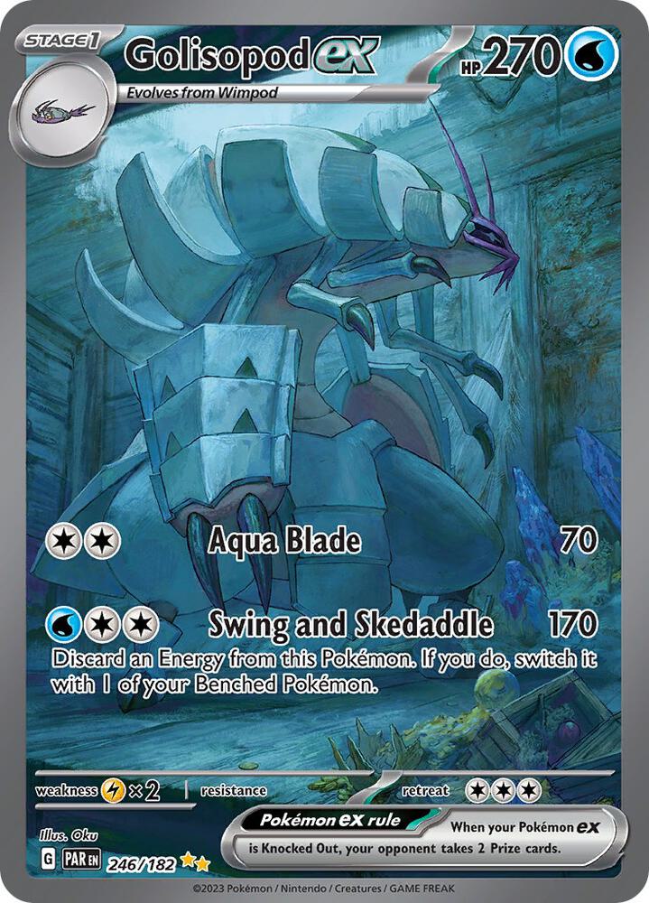 [ENG][NM] Karta Pokemon Golisopod ex 246/182 - Paradox Rift