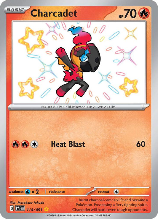[ENG][NM] Karta Pokemon Charcadet 114/091 - Paldean Fates