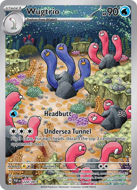 [ENG][NM] Karta Pokemon Wugtrio 224/091 - Paldean Fates