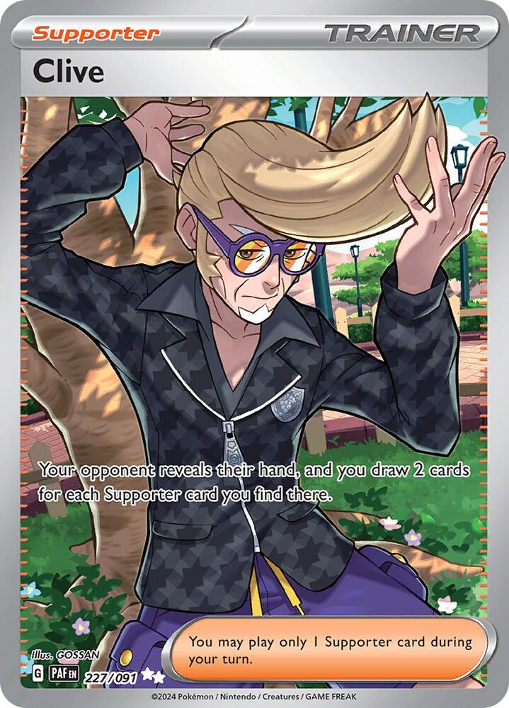 [ENG][NM] Karta Pokemon Clive 227/091 - Paldean Fates