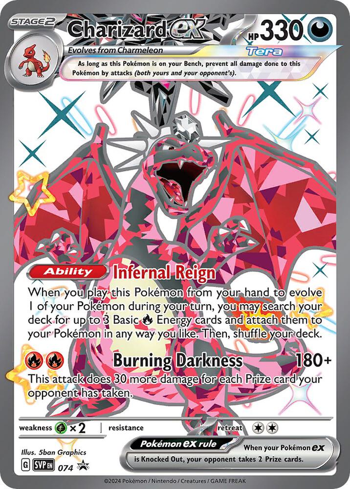 [ENG][NM] Karta Pokemon Charizard ex 074 - Scarlet & Violet Promos