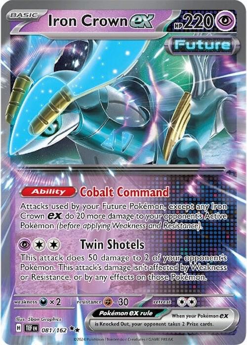 [ENG][NM] Karta Pokemon Iron Crown ex 081/162 - Temporal Forces