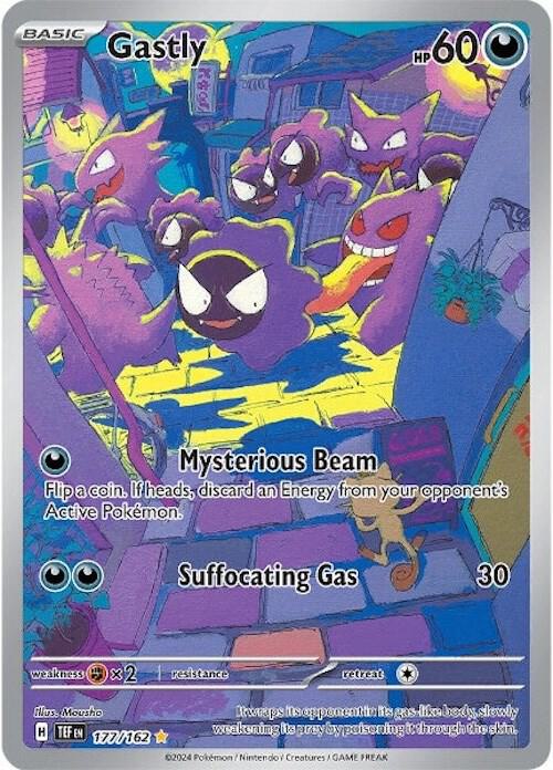 [ENG][NM] Karta Pokemon Gastly 177/162 - Temporal Forces