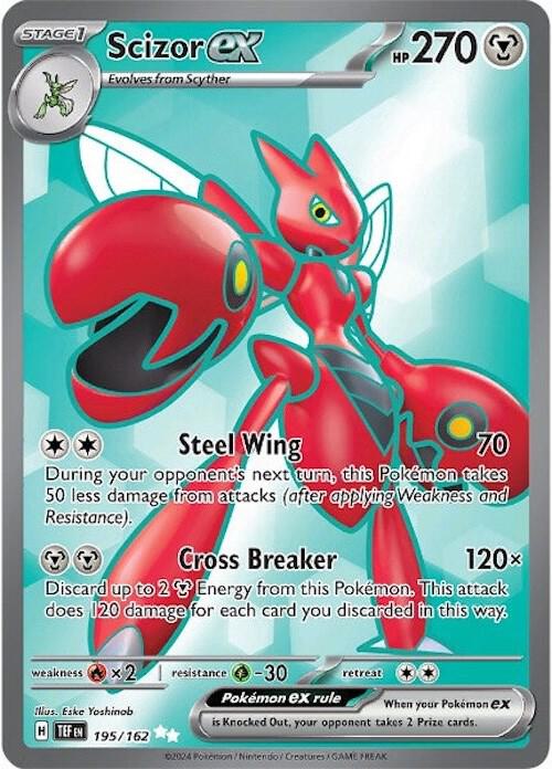 [ENG][NM] Karta Pokemon Scizor ex 195/162 - Temporal Forces