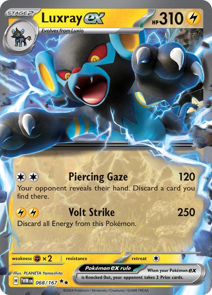 [ENG][NM] Karta Pokemon Luxray ex 068/167 - Twilight Masquerade