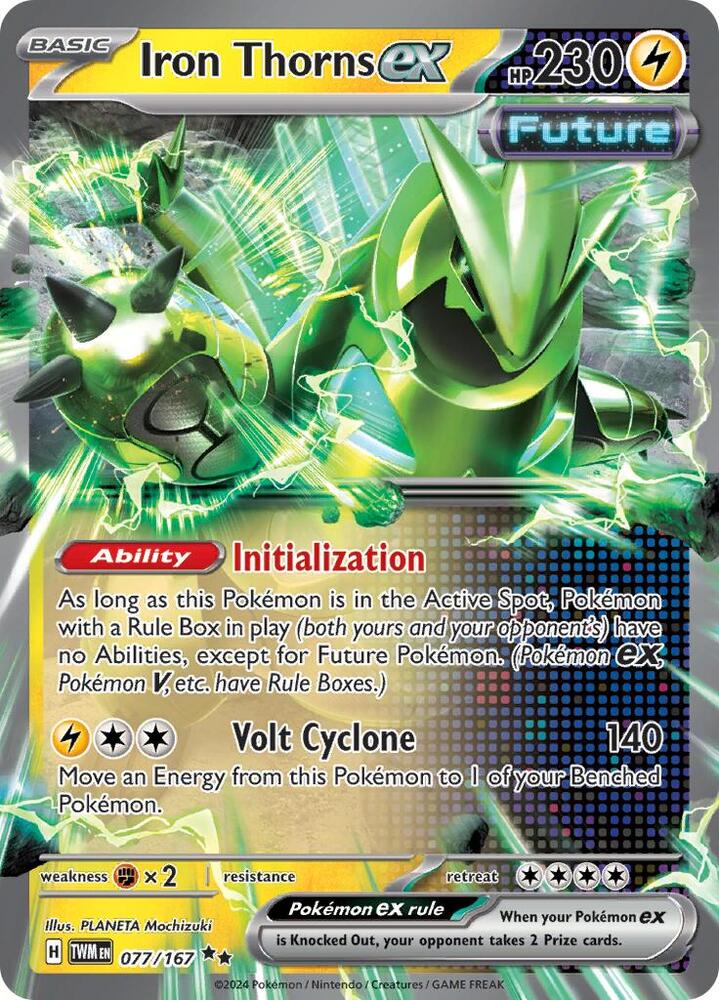 [ENG][NM] Karta Pokemon Iron Thorns ex 077/167 - Twilight Masquerade