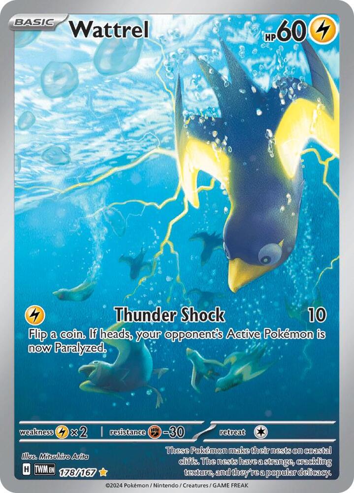 [ENG][NM] Karta Pokemon Wattrel 178/167 - Twilight Masquerade