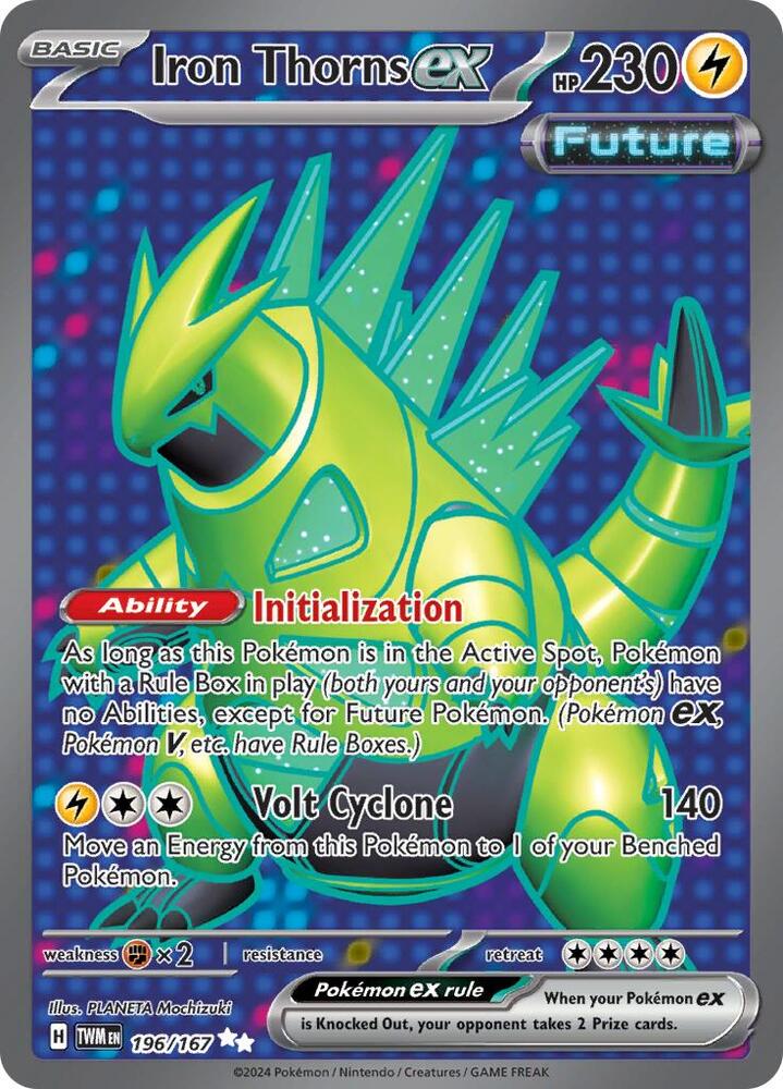[ENG][NM] Karta Pokemon Iron Thorns ex 196/167 - Twilight Masquerade
