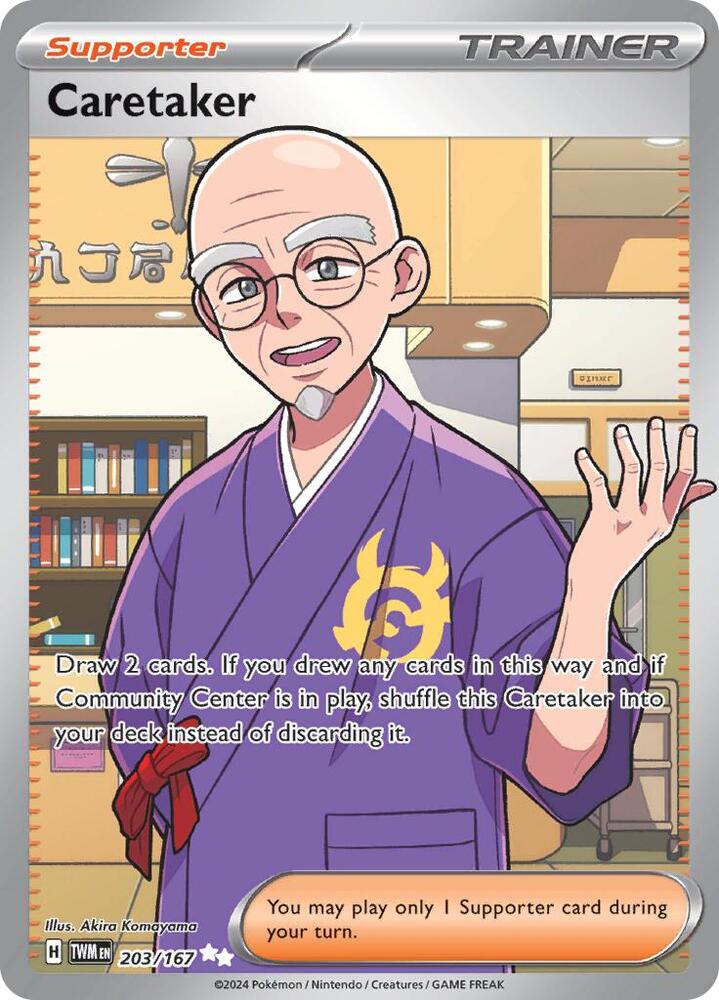 [ENG][NM] Karta Pokemon Caretaker 203/167 - Twilight Masquerade