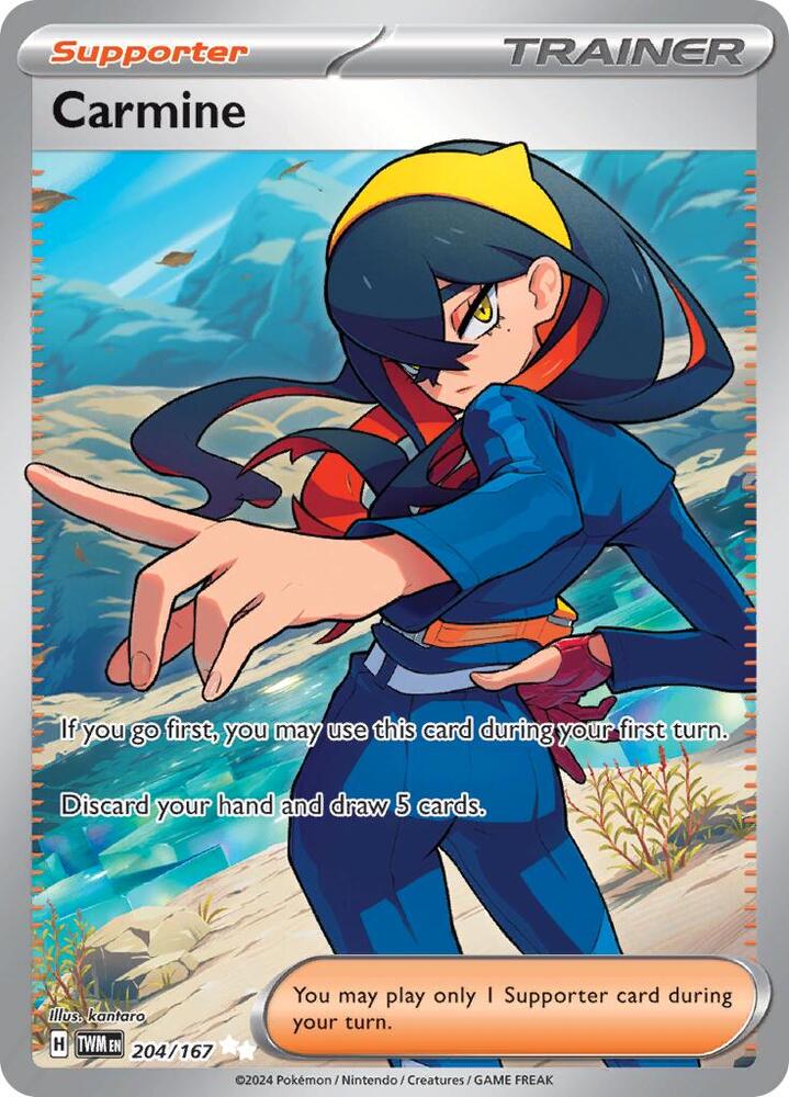 [ENG][NM] Karta Pokemon Carmine 204/167 - Twilight Masquerade