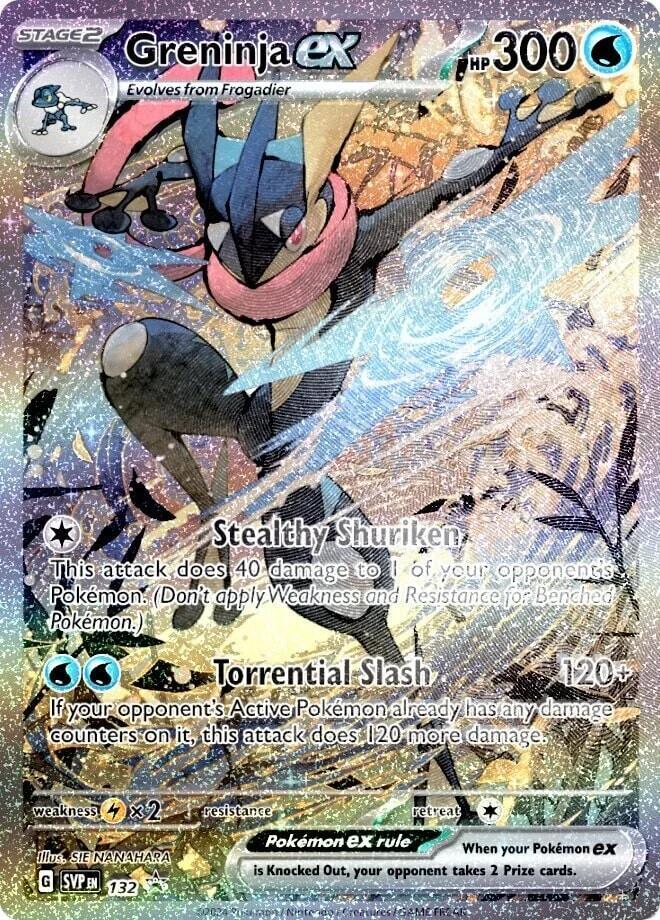 [ENG][NM] Karta Pokemon Greninja ex 132 - Scarlet & Violet Promos