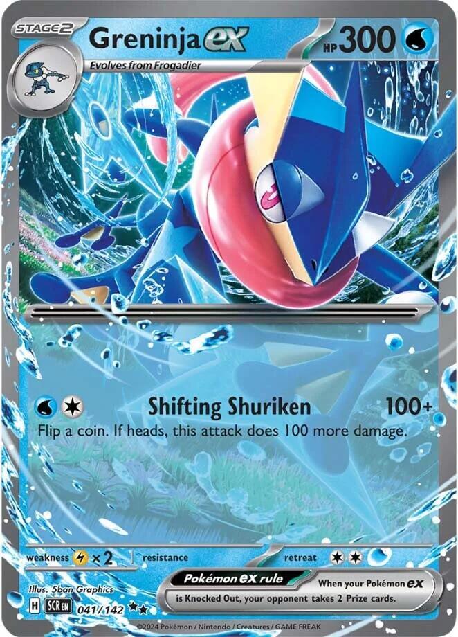 [ENG][NM] Karta Pokemon Greninja ex 041/142 - Stellar Crown