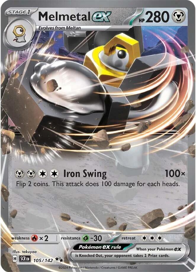 [ENG][NM] Karta Pokemon Melmetal ex 105/142 - Stellar Crown