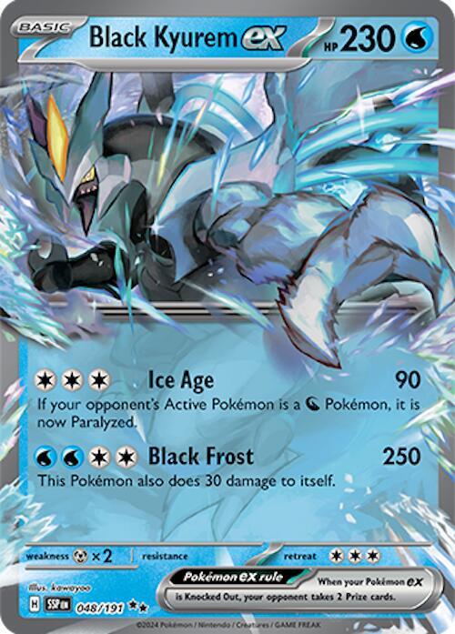 [ENG][NM] Karta Pokemon Black Kyurem ex 048/191 - Surging Sparks