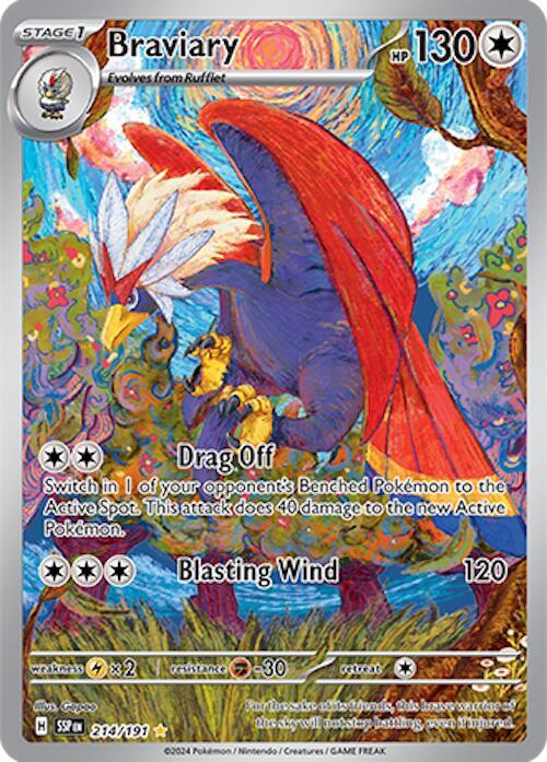[ENG][NM] Karta Pokemon Braviary 214/191 - Surging Sparks