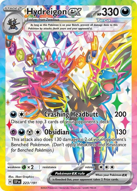 [ENG][NM] Karta Pokemon Hydreigon ex 223/191 - Surging Sparks