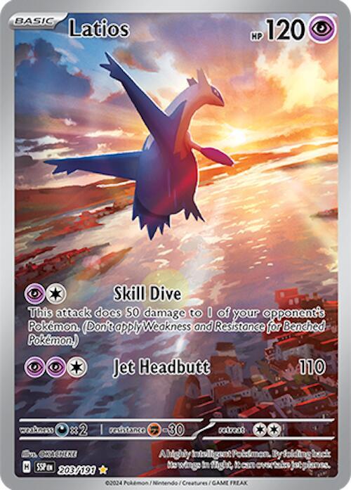 [ENG][NM] Karta Pokemon Latios 203/191 - Surging Sparks