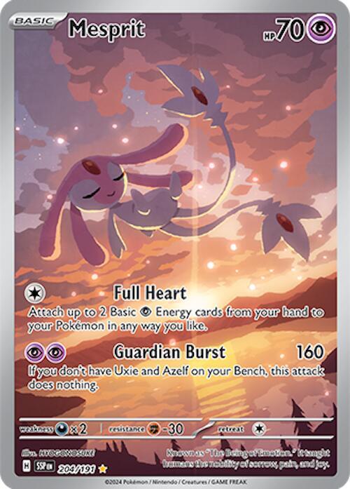 [ENG][NM] Karta Pokemon Mesprit 204/191 - Surging Sparks
